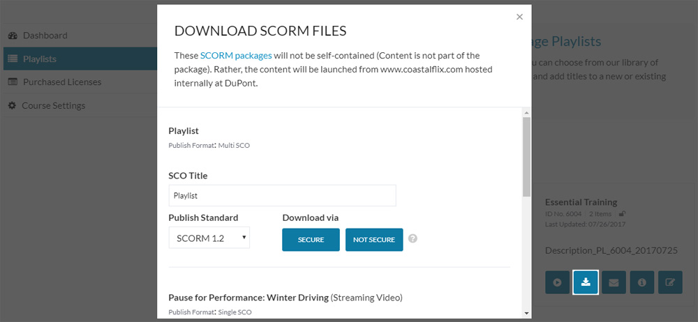 download scorm 2004 package store